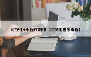 济宁可视化+小程序制作（可视化程序编程）